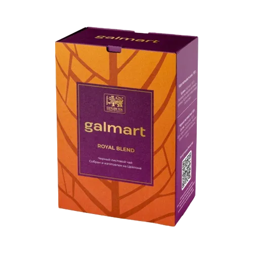 Чай galmart чёрный листовой, 100г, Шри-Ланка